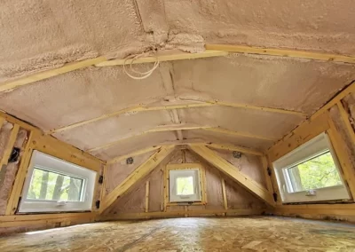 spray foam insulation tiny home