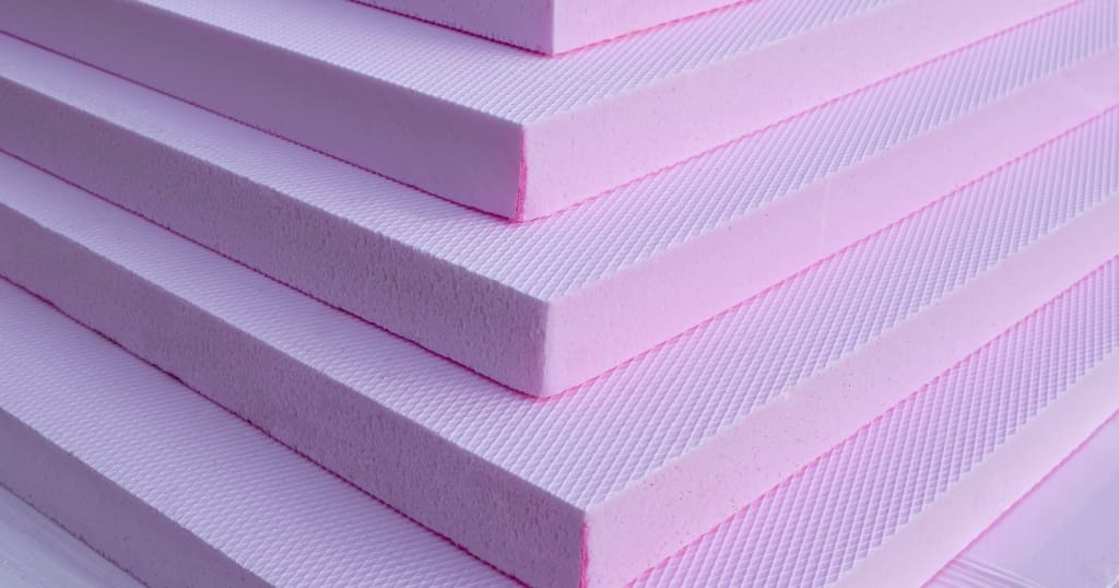 pink rigid foam board